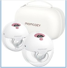 Momcozy S12 9-Levels Double Wearable Breast Pump - White
