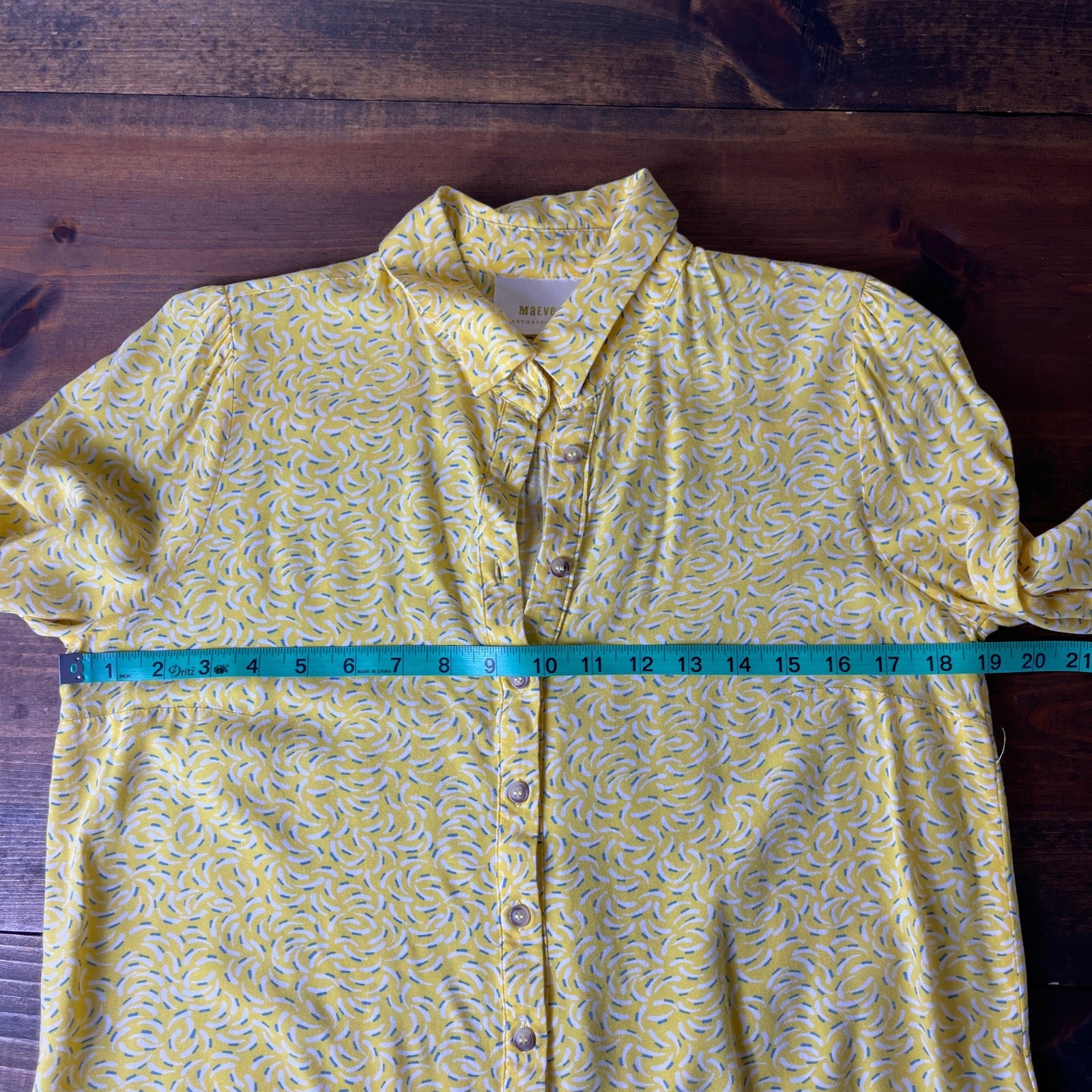 Maeve Anthropologie Blithe Button Down Blouse Top… - image 7