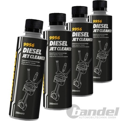 4x 250ml MANNOL DIESEL JET CLEANER EINSPRITZDÜSEN REINIGER INJEKTOR ADDITIV