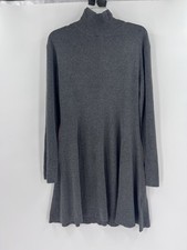H&M FINE-KNIT MOCK TURTLENECK DRESS medium
