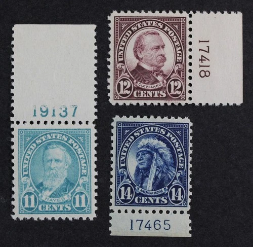 CKStamps: US Stamps Collection Scott#563 564 565 Mint NH OG Large Margins