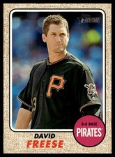David Freese 2017 Topps Heritage #161 Pittsburgh Pirates 25671 Baseball Card