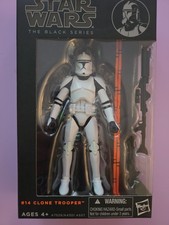 Star Wars Black Series Clone Trooper 14 Orange Line 6 Action Figure 2013 New