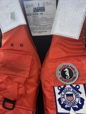 Mustang MV3120 TYPE III PFD SMALL 32-36 ORANGE, U S COAST GUARD AUXILIARY- NOS