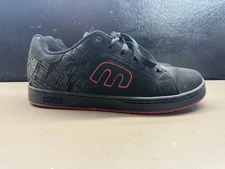 Men’s Etnies Metal Mulisha Callicut SMU Black Leather Skateboarding Sneakers 12
