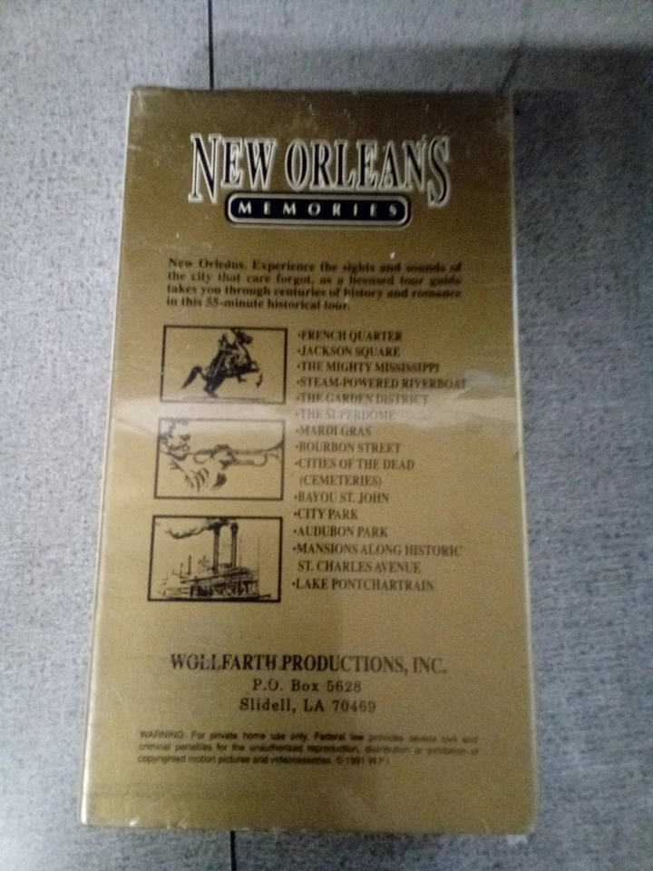 New Orleans Memories A Historical Video Tour VHS - Image 2 of 4