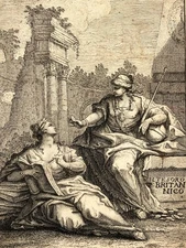 British Treasure ENGRAVINGS FOREST FRONTISPIECE HEDGEHOG HAYM 1719