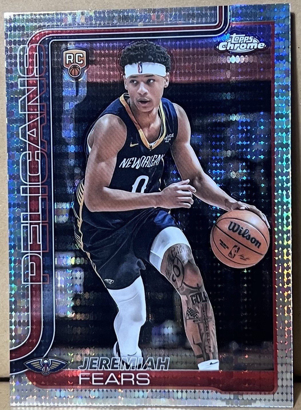 2025-26 Topps Chrome Jeremiah Fears Pulsar #257