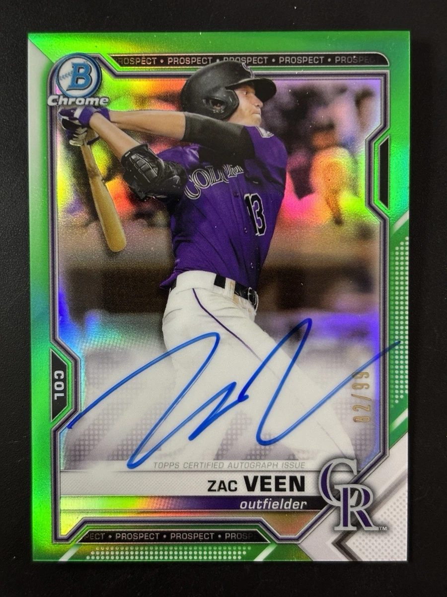 2021 Bowman - Zac Veen #CPA-ZV for sale | eBay