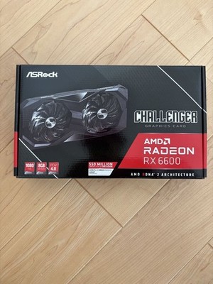 ASRock AMD Radeon RX6600 Challenger CLD 8GB GDDR6 Graphics Card Japan used