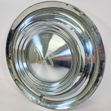 One Single Vintage 1955 Desoto Firedome 15 Vintage Chrome Hubcap Used One Single Vintage 1955 Desoto Firedome 15 Vintage Chrome Hubcap Used