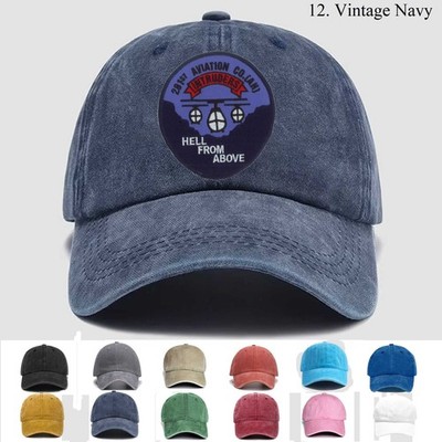 Custom Embroidered Hat 281st Aviation Company Intruders Hell From Above Round