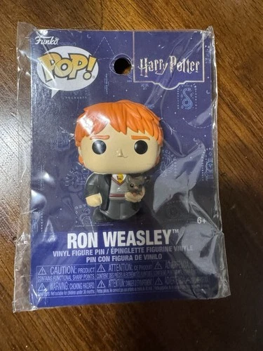 Funko POP Figure Pin Ron Weasley - Harry Potter Universe - New