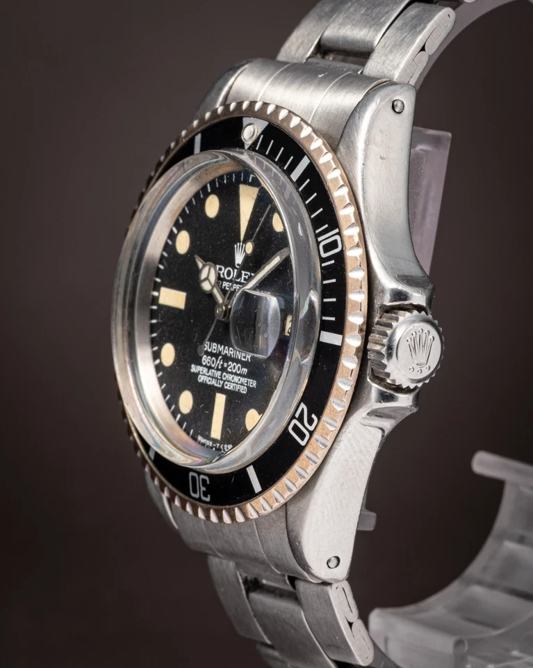 Rolex Vintage 1680 Submariner w/Original Dial & Orig. Early Flip-Lock Band 2mil - Image 2 of 4