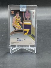 2024 Panini Eminence Dalton Knecht Rookie Gold Logo Patch Auto 5/5 LA Lakers 1/1