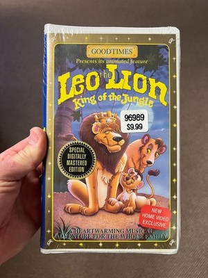 Leo the Lion King of the Jungle on VHS | GoodTimes Video, Digitally Mastered NEW