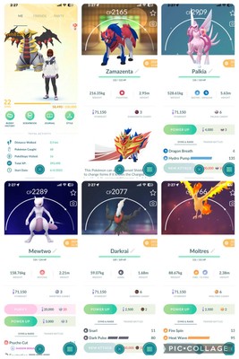 Pokemon Go Iv22| Shiny Palkia|Mewtwo Kyogre Zekrom Lugia Dialga Reshiram Kyurem