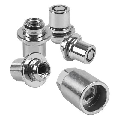 Anti-Theft Lug Nut Lock Set Short Design For Toyota & Lexus Vehicle Alloy Wheels