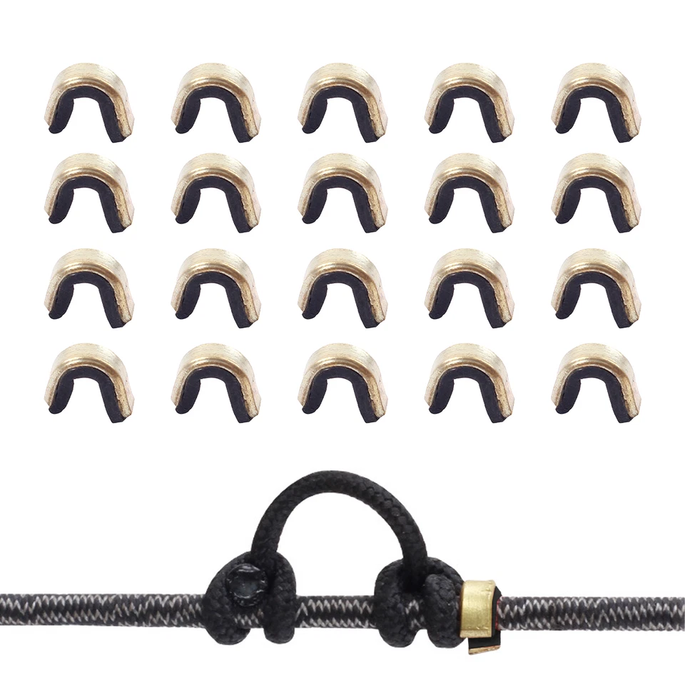 Brass Bow String Nock Points Arrows Bowstring Buckle Clip Nocking Points Archery - Image 4 of 4