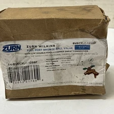 New Zurn  3/4" Full Port Bronze Ball Valve Double Female Cooper Sweat Connection