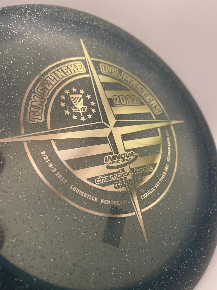 2012 First Run Metal Flake Champion Krait Innova Disc Golf 174g! Distance Driver - Image 2 of 4