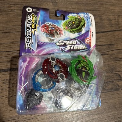 BeyBlade Burst Surge - Tyros T6 & Origin Achilles A6 - Speed Storm Action Tops