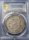 A 1892 P Morgan Silver Dollar PCGS Genuine - VF Details