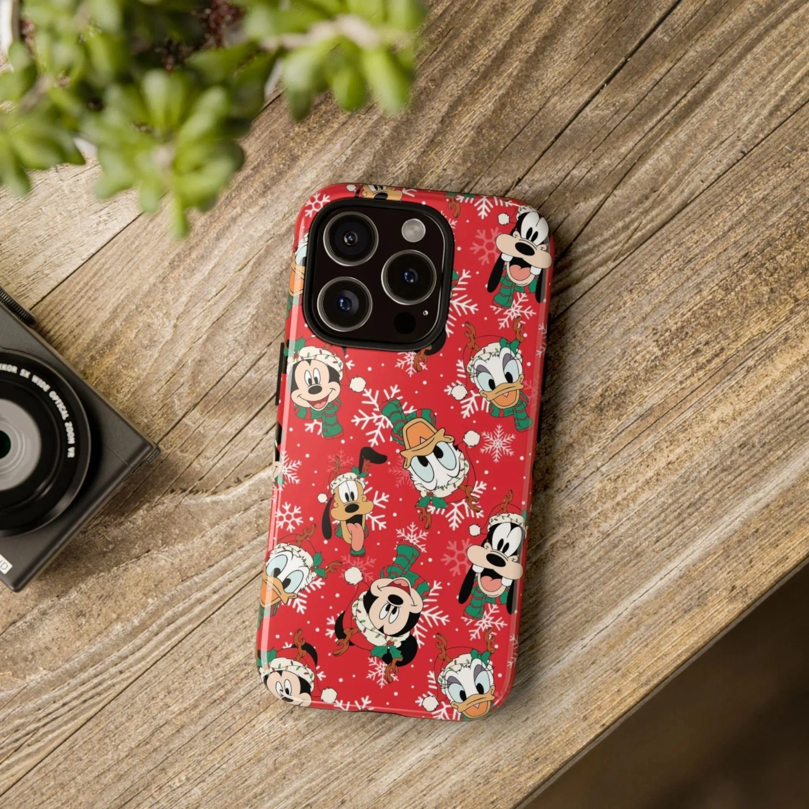 Mickey Mouse Disney Holiday Christmas Tough Phone Case