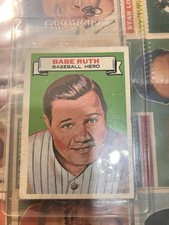 Headed to grading !!!       1967 Topps Who Am I? #12 Babe Ruth