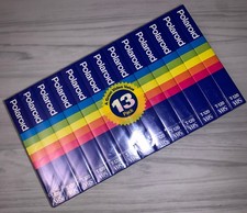 Sealed Pack of 13 Polaroid Supercolor Plus VHS T-120 Video Cassette Tape Blank