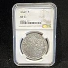1904 Morgan Dollar Silver $1 Coin New Orleans NGC MS63 Business Strike