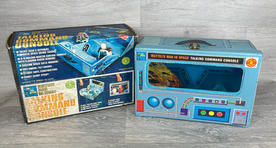 Seltene Vintage Major Matt Mason, sprechende Kommandokonsole, Mattel 1966. Boxed