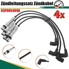 4X ZÜNDLEITUNGSSATZ FÜR AUDI A3 SEAT SKODA VW GOLF 6 POLO 6R TOURAN 1.2 TSI