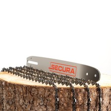 4x Sägekette + Schwert SECURA 35cm 3/8 52 1,...