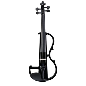 Pleine taille 4/4 Bunnel Edge Silent Violon électrique avec Cas Bow Rosin, Noir, US