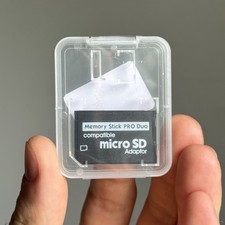  23 Qty. Sony PSP Series Micro SD SDHC TF to Memory Stick MS Pro Duo PSP Adapter