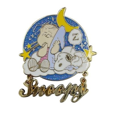 Marimo Craft SNOOPY Collection Pin Anstecker Snoopy Linus (B50 x H66 mm...