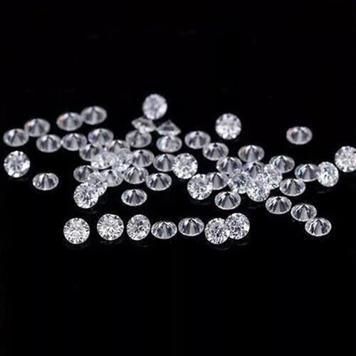 Certified 1 mm Round Cut CVD Diamond J Color VS1 Clarity 110 Pcs Diamond Lot - Picture 1 of 8