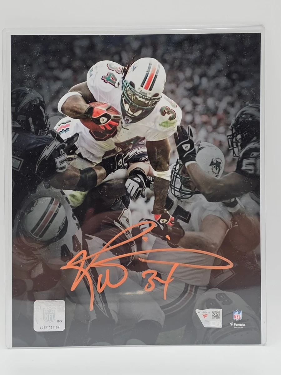 RICKY WILLIAMS MIAMI DOLPHINS AUTOGRAPHED PHOTO FANATICS CERT Q5159