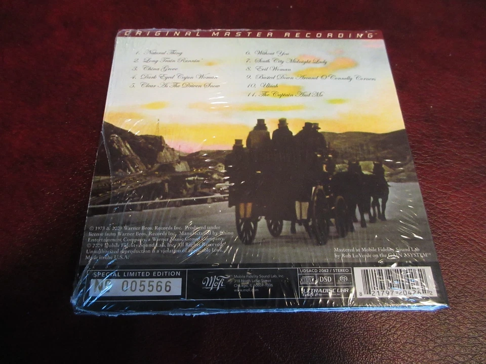 DOOBIE BROTHERS VERIFIED STICKER AUDIOPHILE RARE MFSL SACD HYBRID CAPTAIN & ME - Image 2 of 2