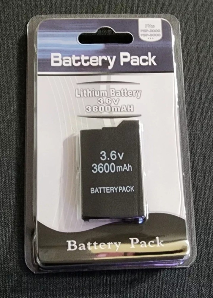 3600mAh Rechargeable Replacement Battery For Sony PSP 2000-3001 3600mAh Rechargeable Replacement Battery For Sony PSP 2000-3001