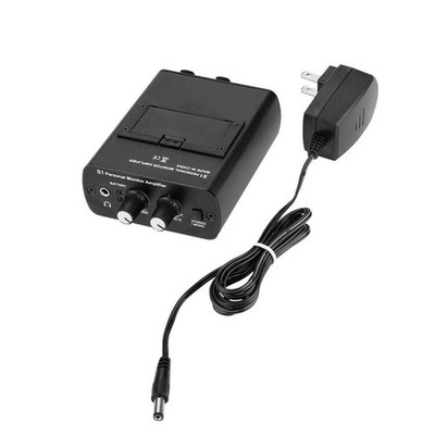ANLEON S1 Personal In-Ear Monitor Headphone Amplifier for drummers S1, Black