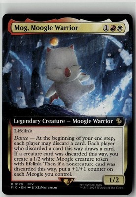 Mog, Moogle Warrior (Extended Art) 179 Commander: FINAL FANTASY NM MTG
