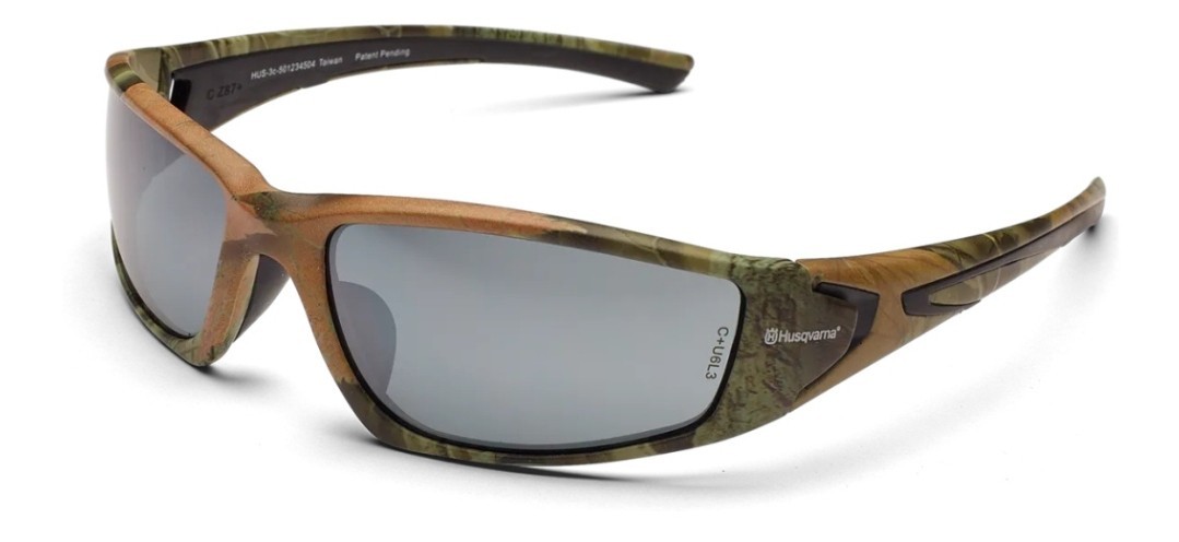 Husqvarna Woodland Camo Safety Glasses OEM Eye Protection 501234504