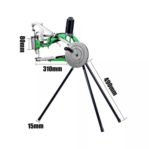 Manual Cobbler Shoe Repair Sewing Machine Dual Leather Cloth Cotton Nylon Thread - Picture 2 of 12