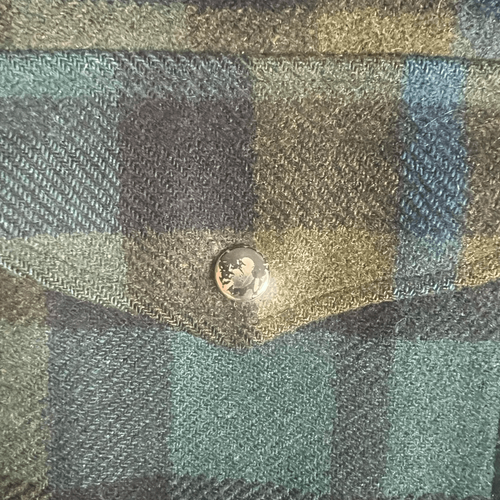 Vintage Pendleton mackinaw cruiser pure virgin wool shacket jacket medium Gorp - Picture 11 of 12