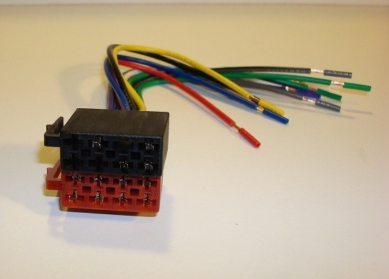 Panasonic 16-Pin Car Stereo Wire Harness – Gray Power Plug For Easy Radio Installation, US Seller