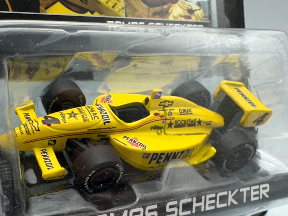 Greenlight IndyCar Garage #4 Tomas Scheckter, Panther Racing, 1:64, nuevo en caja Foto 3 de 4