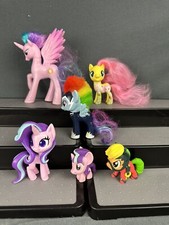 My little pony MLP lot of 6 figures - various Sizes Years Mystery Blind Unicorn