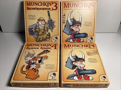 Munchkin (Kartenspiel) (2011, Game) 4 er Pack - Beschwörungsfehler (S158)